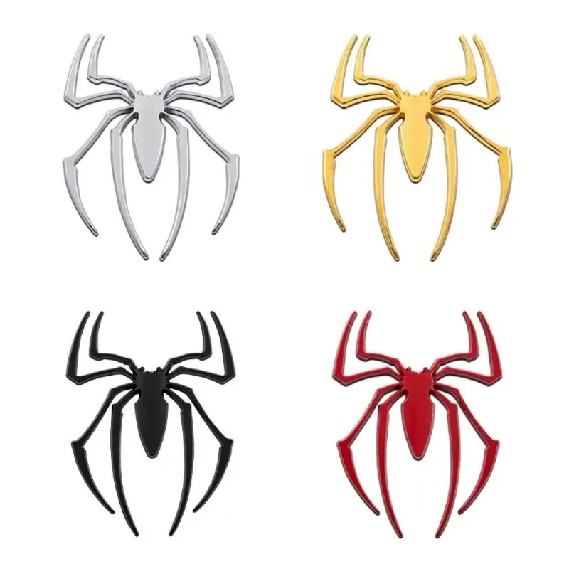 Car Accessories Sticker - 3D metal car stickers, spider car