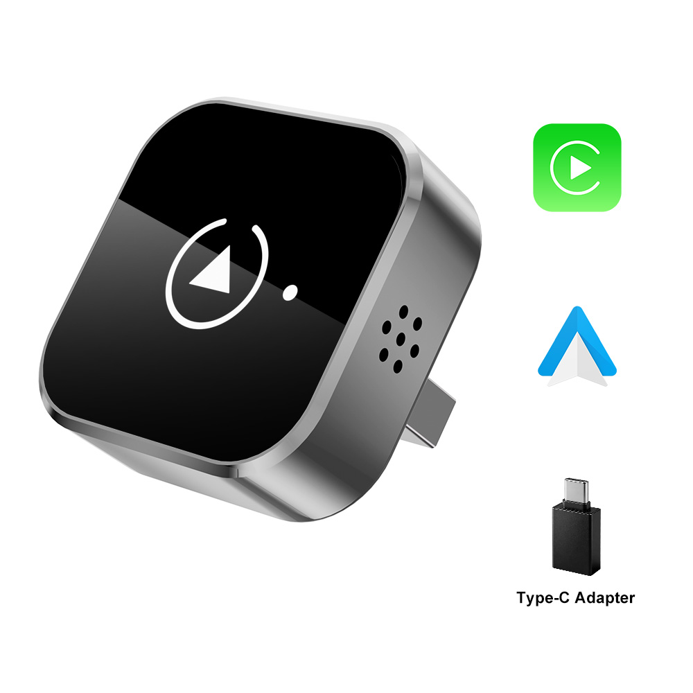 Car Accessories Usa - Wireless CarPlay Android Auto Adapter 2in1