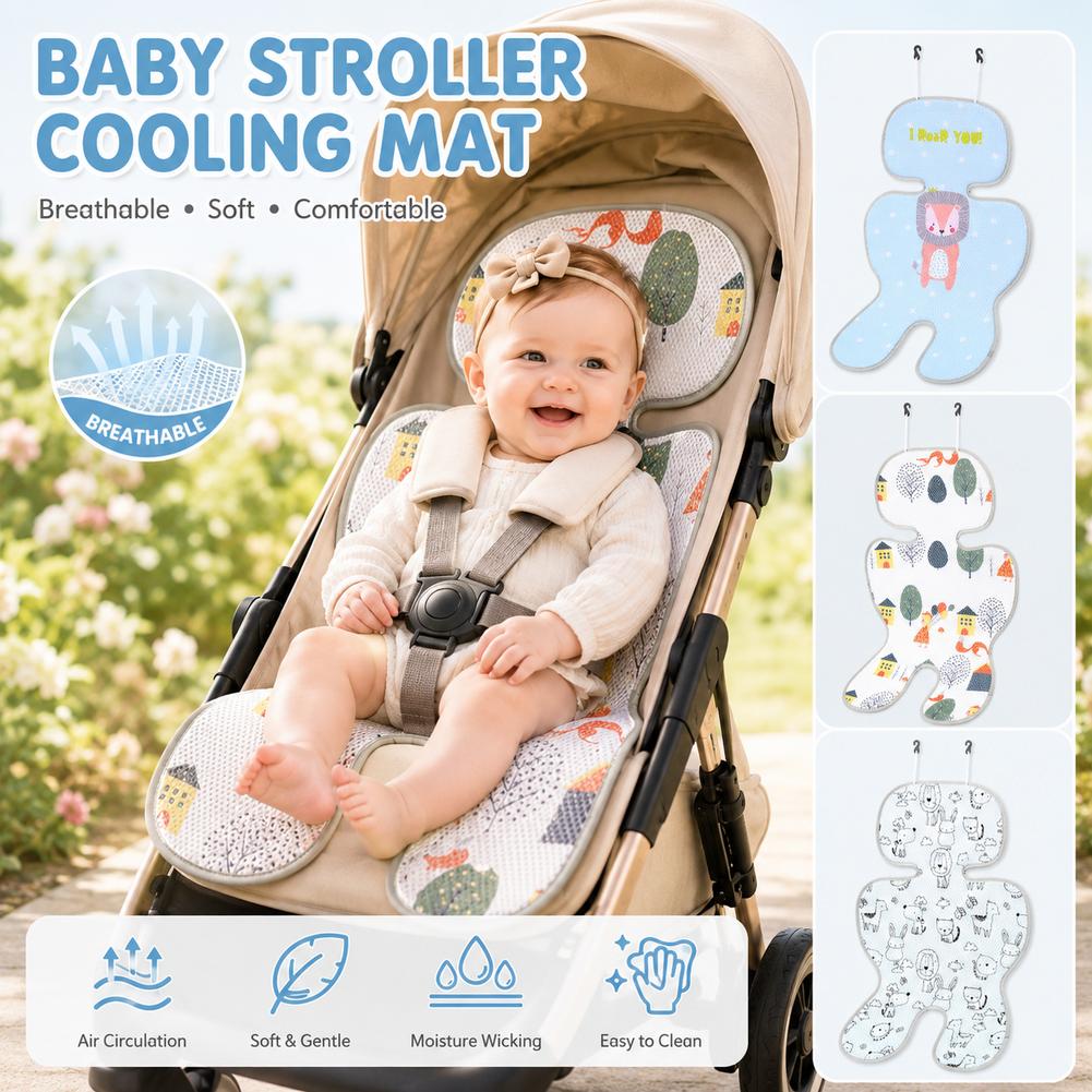 Car Accessories For Baby - Baby Stroller Seat Cushion Double Sided