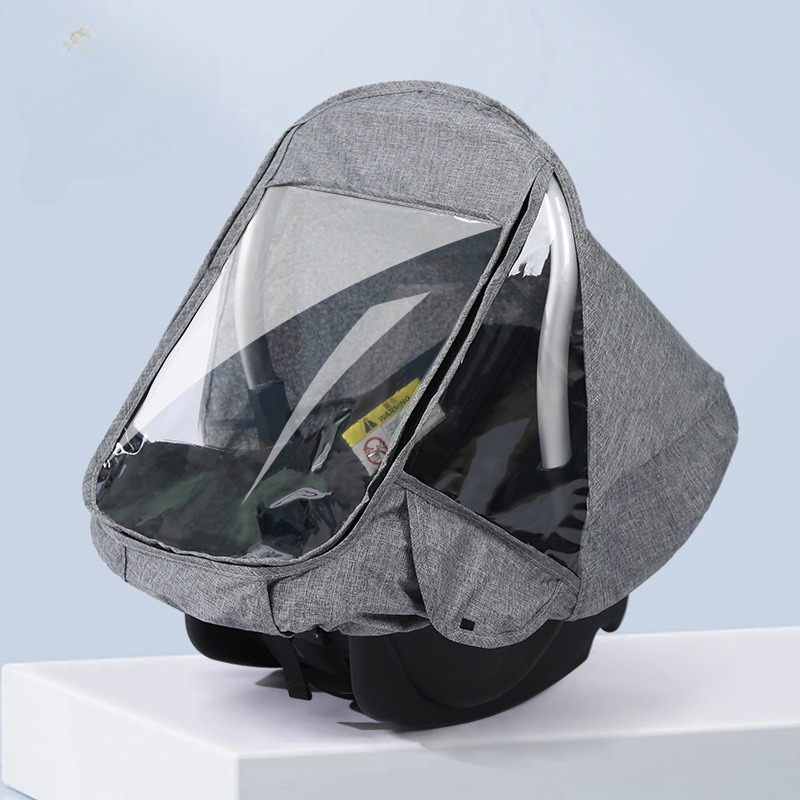 Car Accessories For Baby - Baby Car Seat Canopy Safety Basket