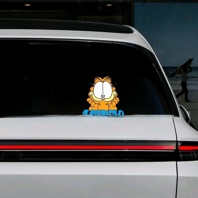Creative cartoon cute Garfield - Car Accessories Sticker recension och pris