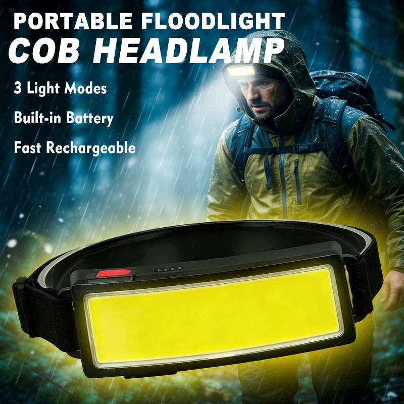 Powerful COB LED Headlamp 4 Li - Led Headlight Bulbs recension och pris