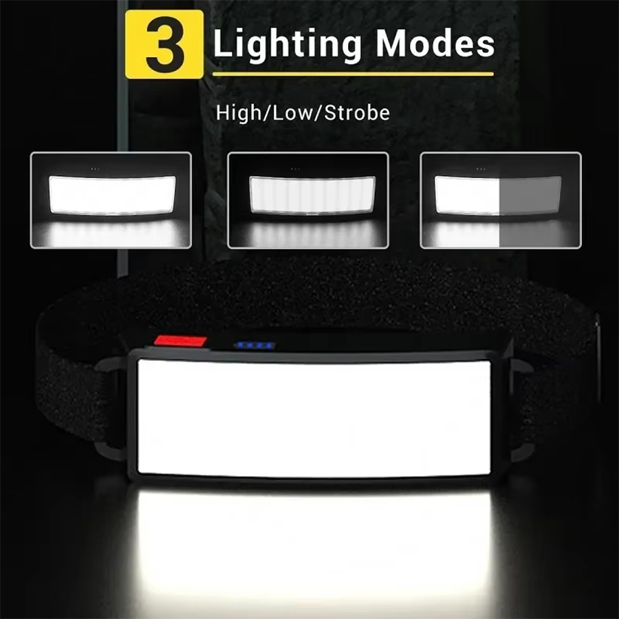 Powerful COB LED Headlamp 4 Li - Led Headlight Bulbs recension och pris