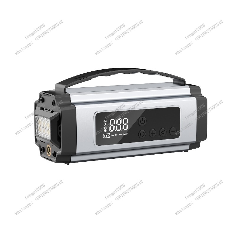 Portable Car Tire Inflator Pum - Portable Jump Starter recension och pris