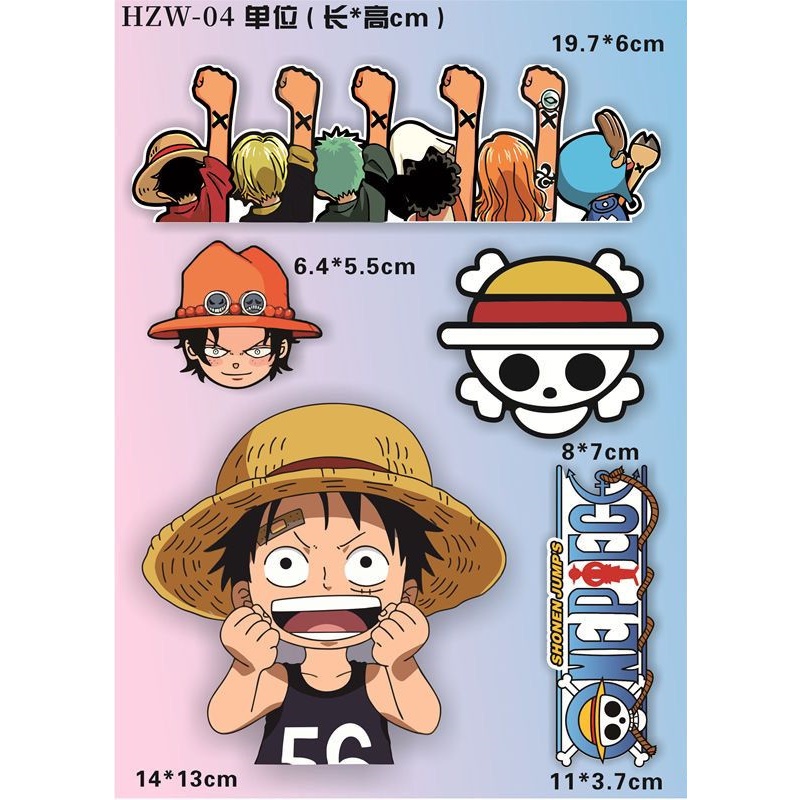 One Piece electric vehicle car - Car Accessories Sticker recension och pris
