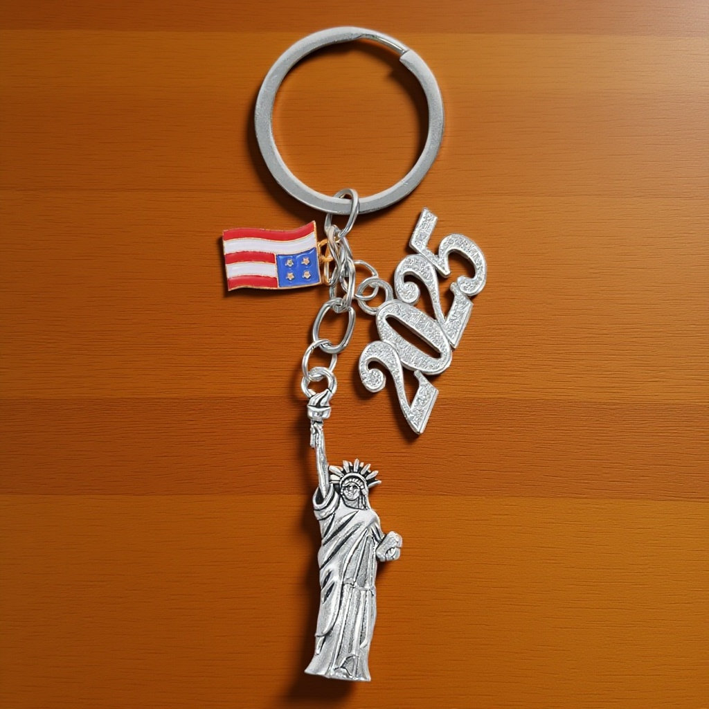 Statue of Liberty Keychain Met - Car Accessories York recension och pris