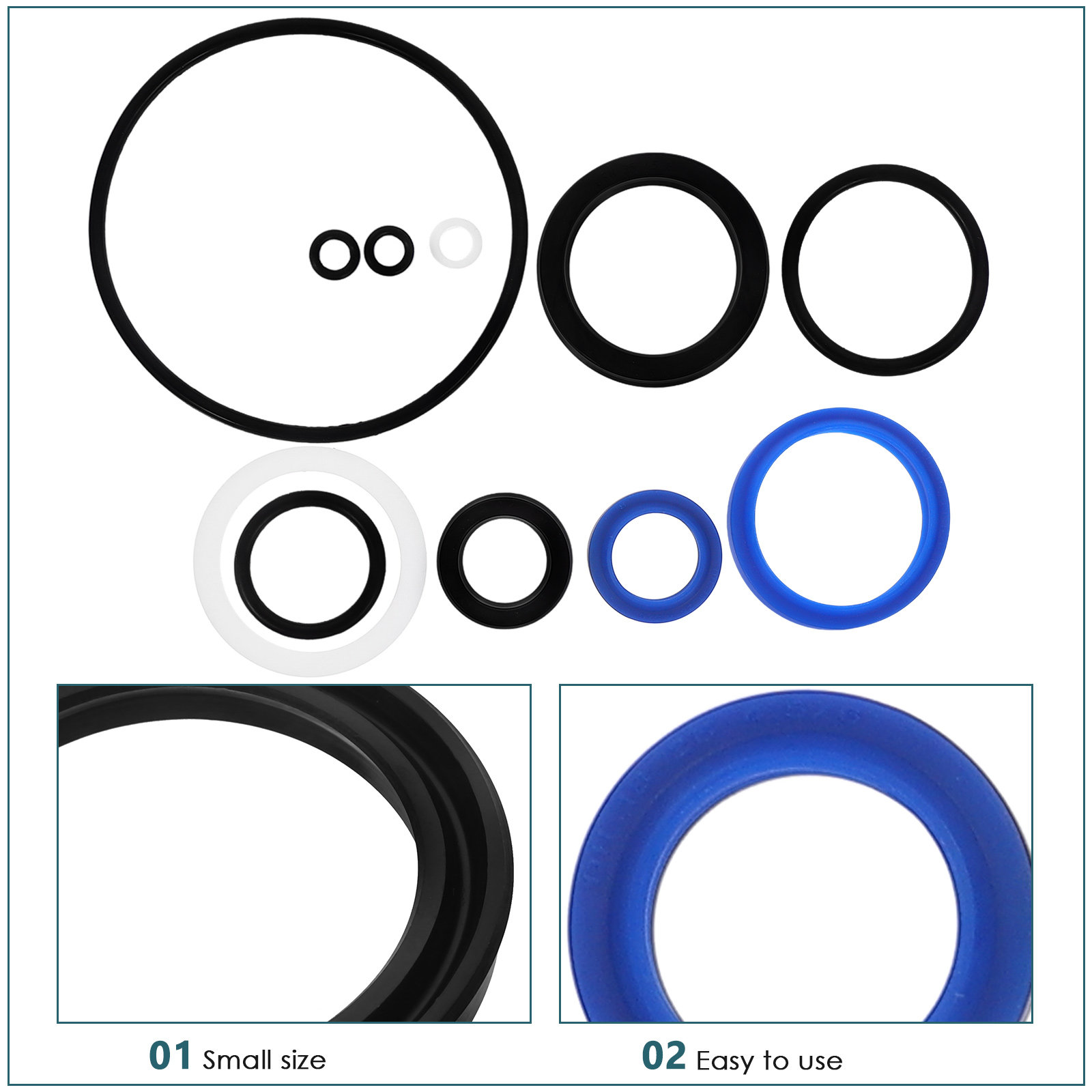 10Pcs High Pressure Oil Seal R - Car Accessories Kit recension och pris