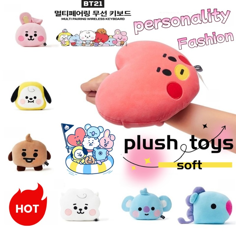 BT21 Face-Shaped Pillow Cute F - Car Accessories Cute recension och pris