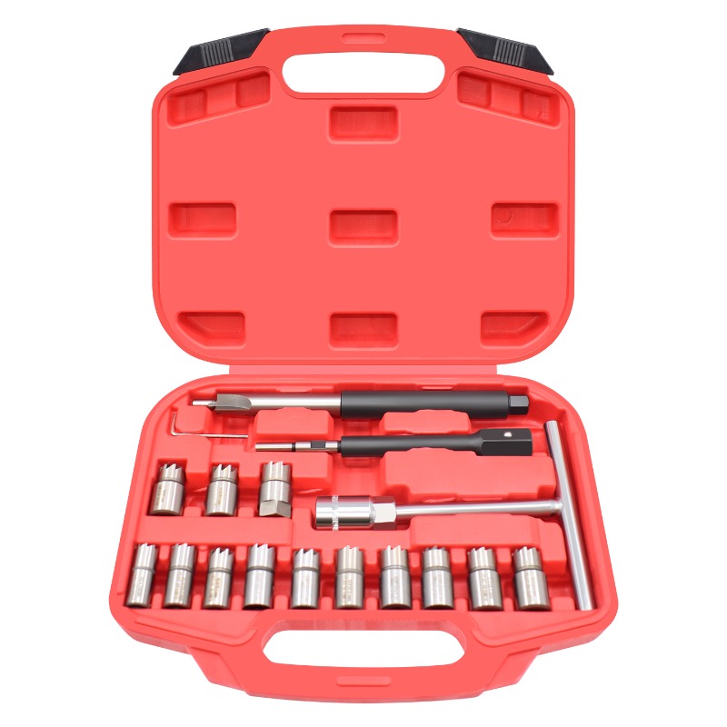 17Pcs Diesel Injector Seat Cut - Fuel Injector Cleaner recension och pris