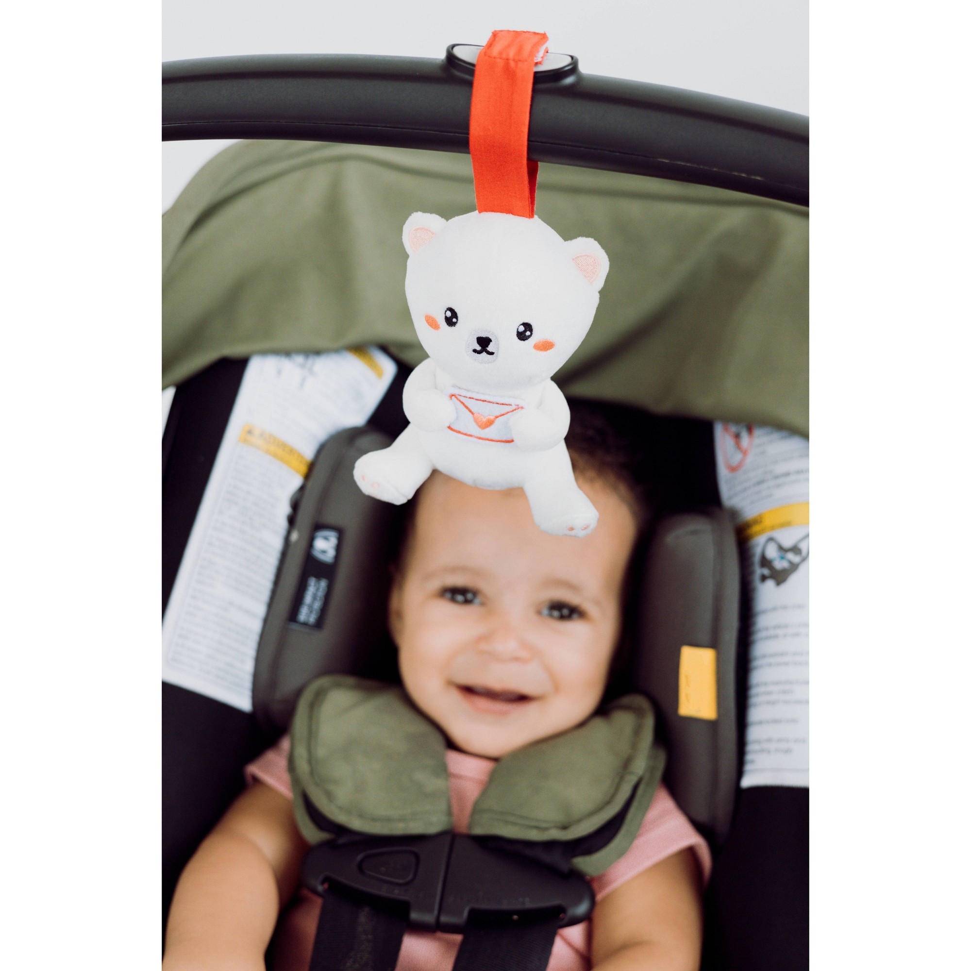 Bear Plush Baby Stroller Toy P - Car Accessories For Baby recension och pris
