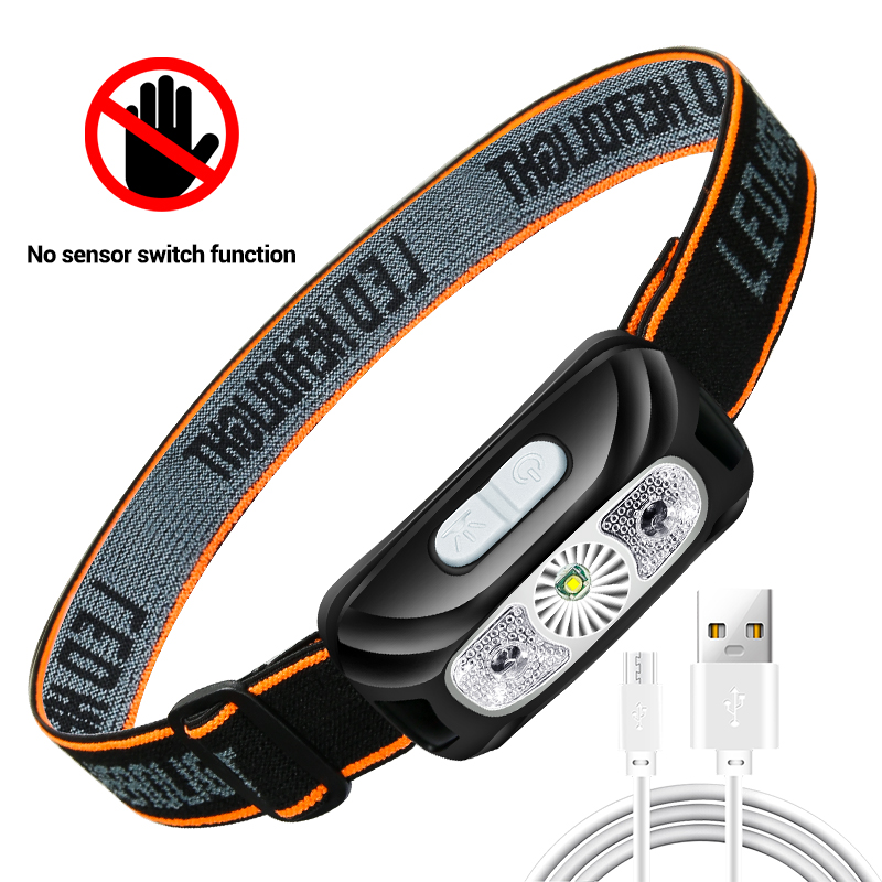 Rechargeable LED Sensor Headla - Led Headlight Bulbs recension och pris
