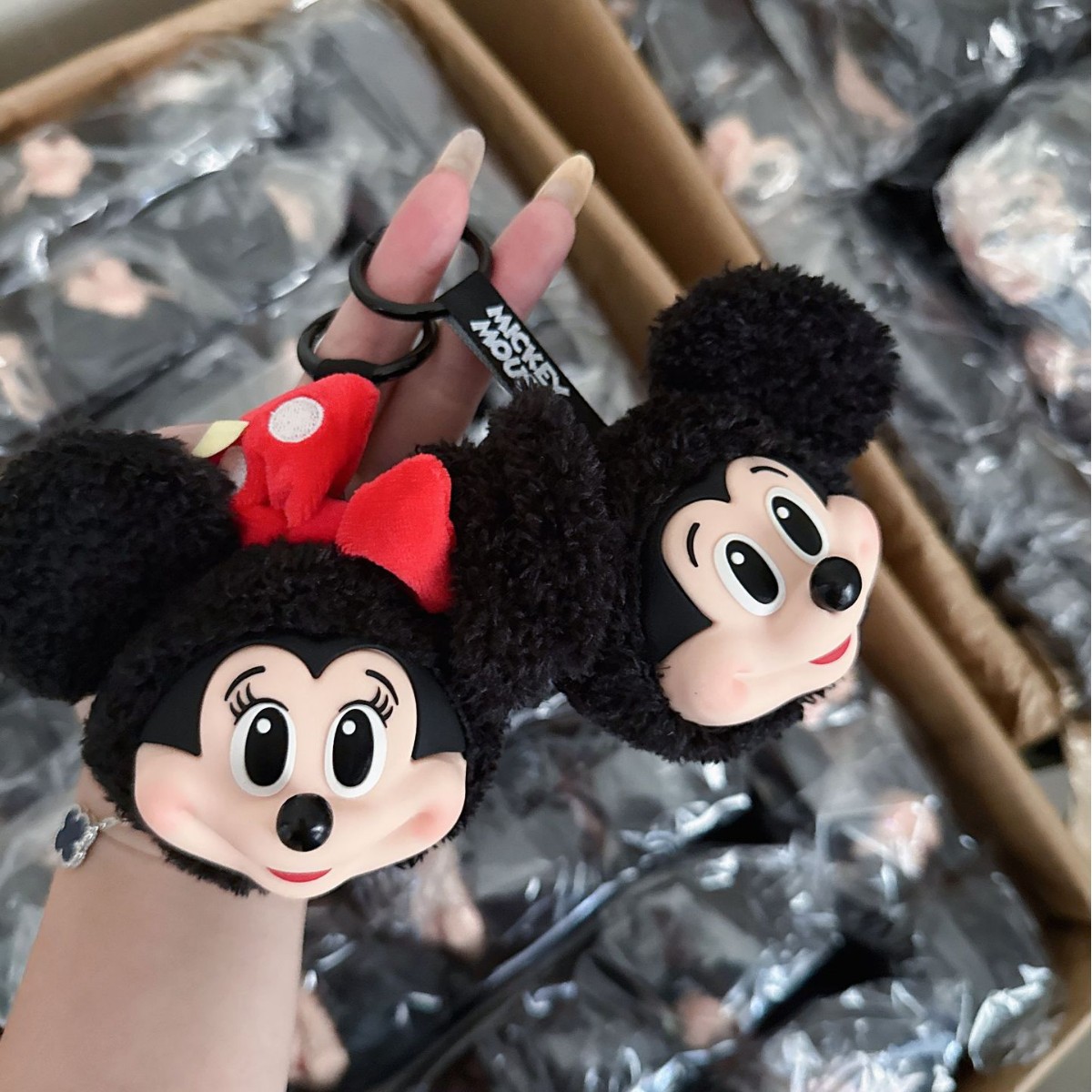 Mickey Minnie Plush Doll Keych - Car Accessories Cute recension och pris