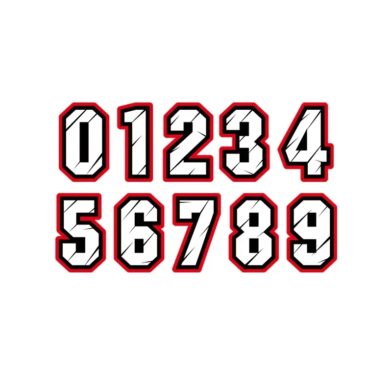 Car Sticker Racing Number 1 2  - Car Accessories Racing recension och pris