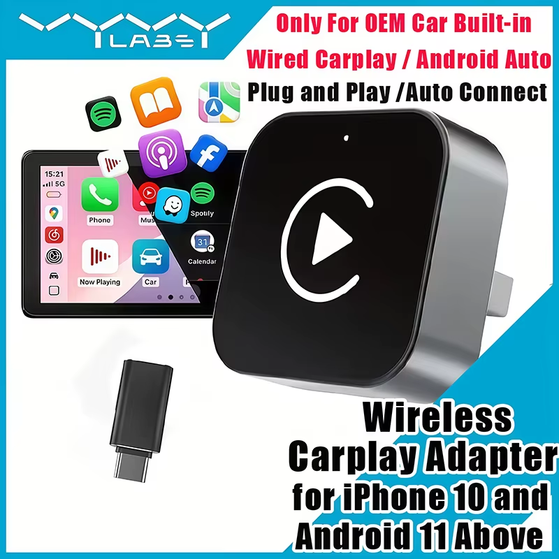2-in-1 Wireless CarPlay Adapte - Car Accessories Usa recension och pris