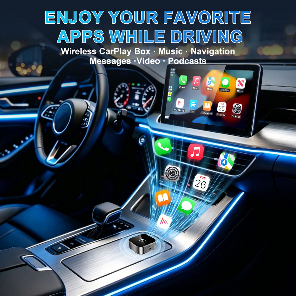 Wireless CarPlay Android Auto  - Car Accessories Usa recension och pris