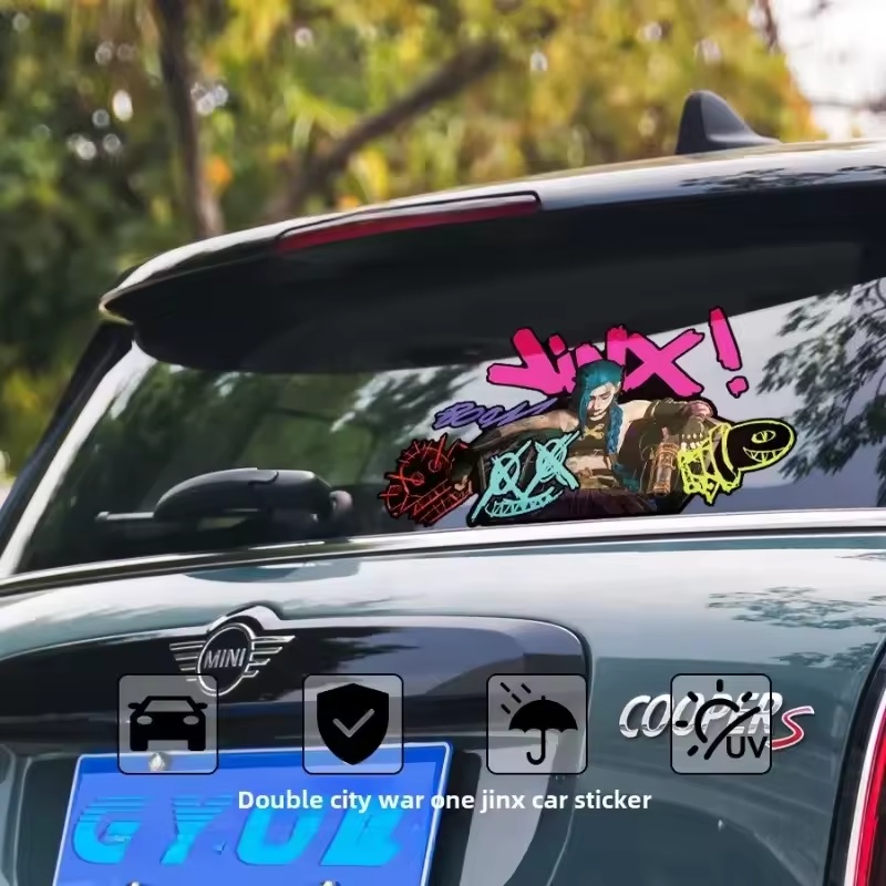 Arcane Jinx Graffiti Reflectiv - Car Accessories Sticker recension och pris