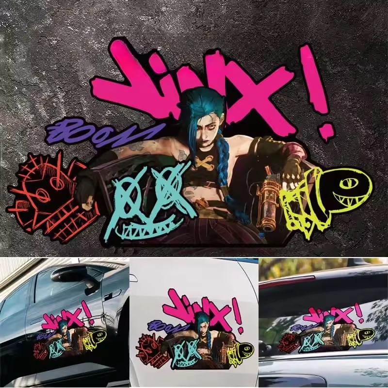 Arcane Jinx Graffiti Reflectiv - Car Accessories Sticker recension och pris