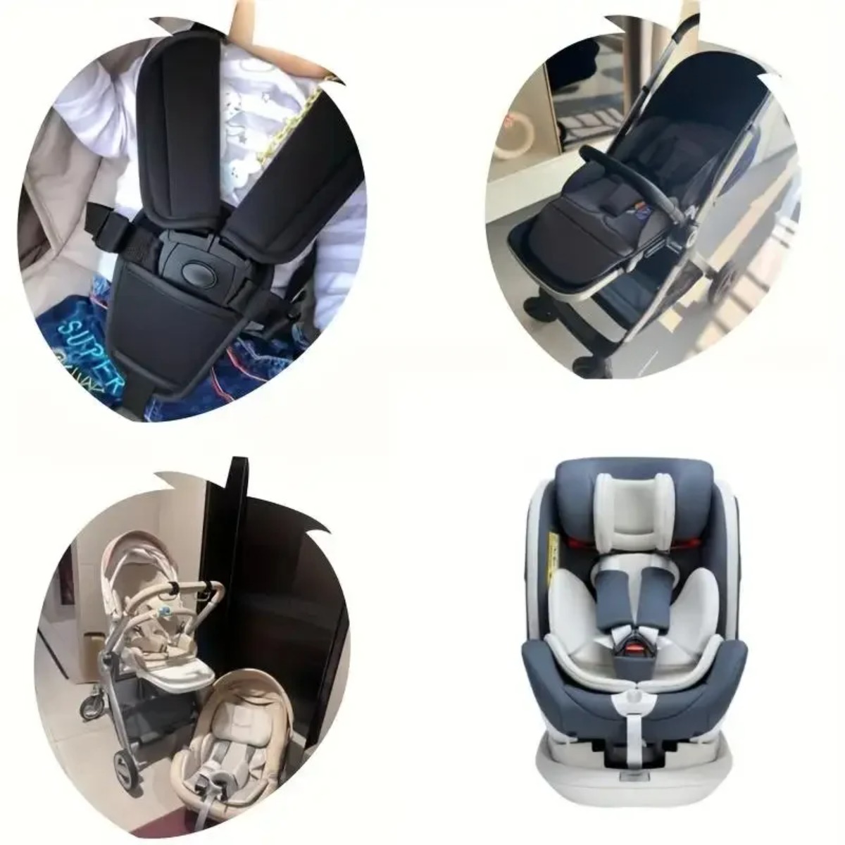 Baby Car Seat Belt Pads Univer - Car Accessories For Baby recension och pris