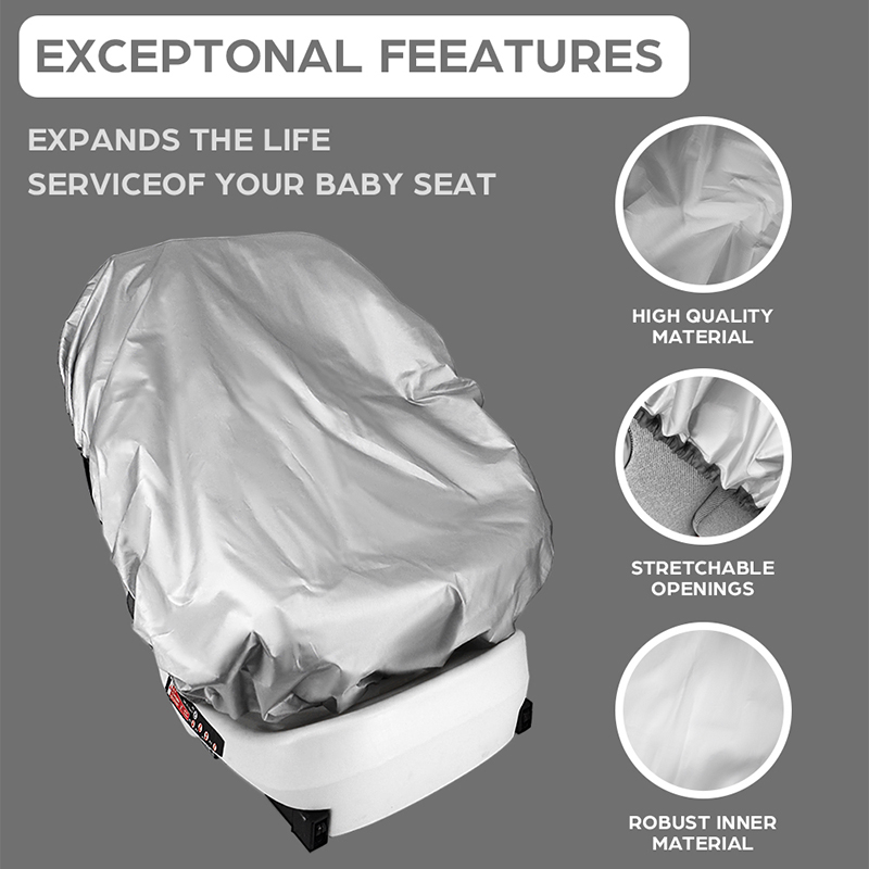 1PC Silver  Baby Car Seat Sun  - Car Accessories For Baby recension och pris