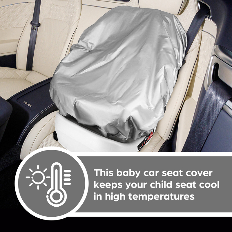 1PC Silver  Baby Car Seat Sun  - Car Accessories For Baby recension och pris