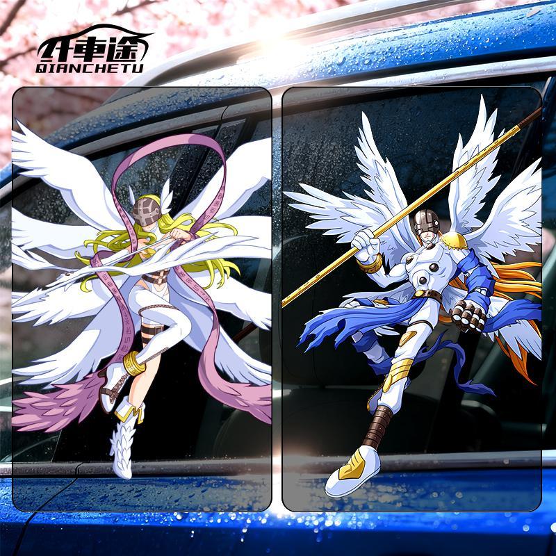 Digimon Car Sticker Cute Fashi - Car Accessories Sticker recension och pris