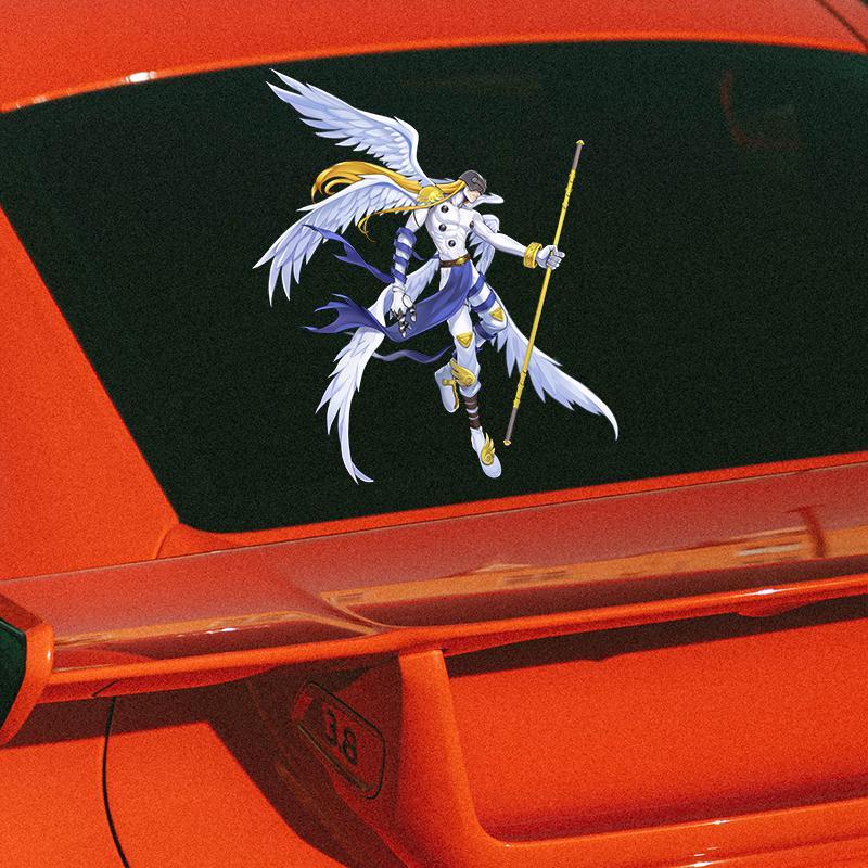 Digimon Car Sticker Cute Fashi - Car Accessories Sticker recension och pris