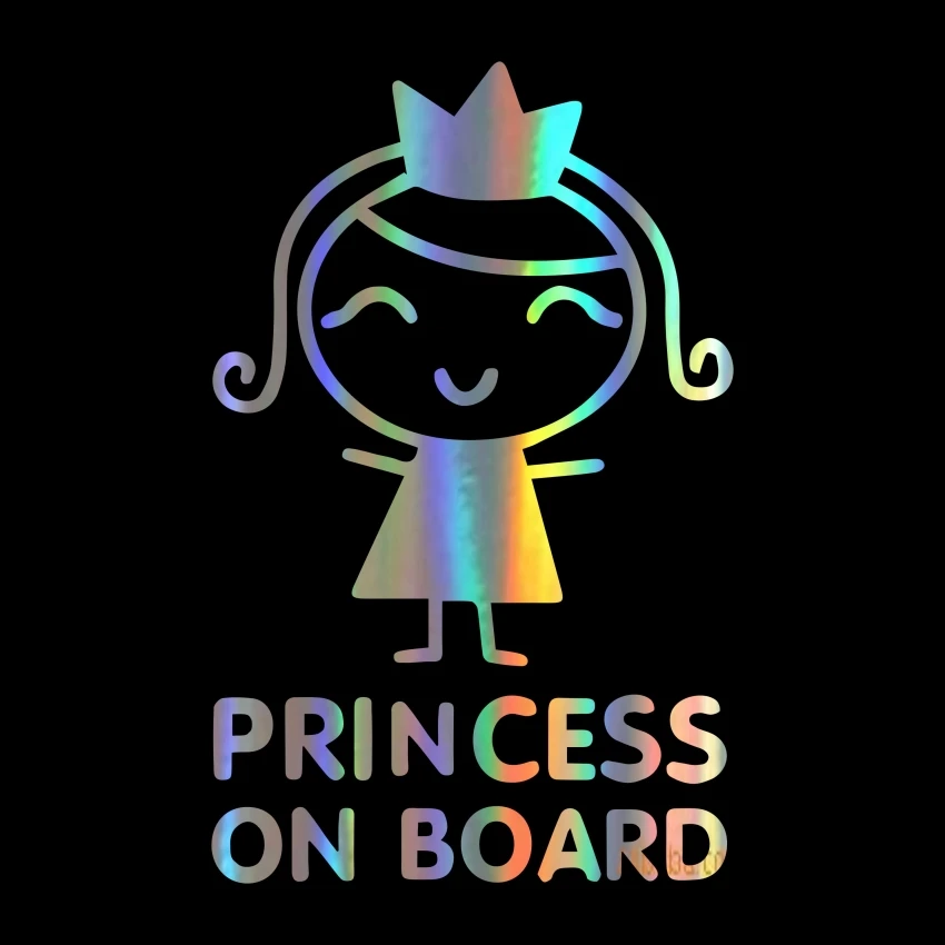 Car Stickers Personality Princ - Car Accessories For Baby recension och pris