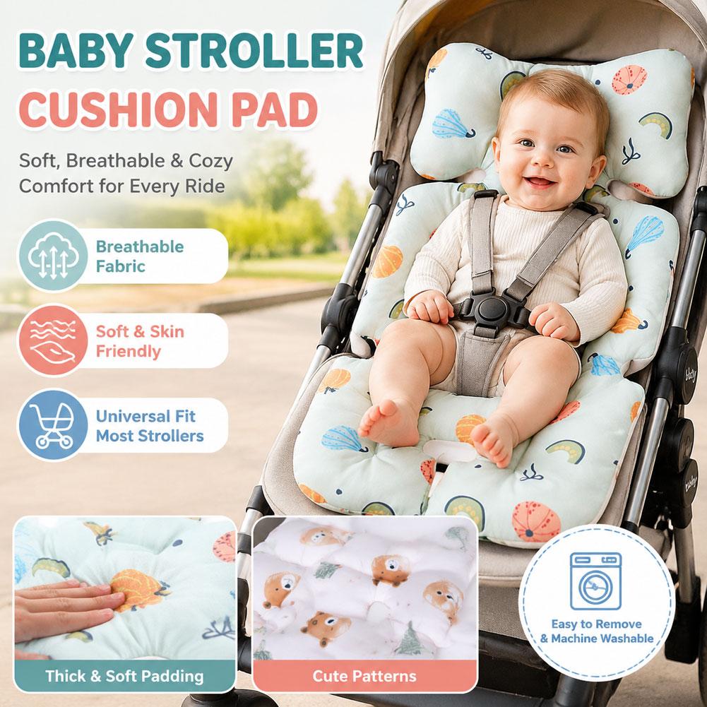Soft Baby Stroller Seat Cushio - Car Accessories For Baby recension och pris