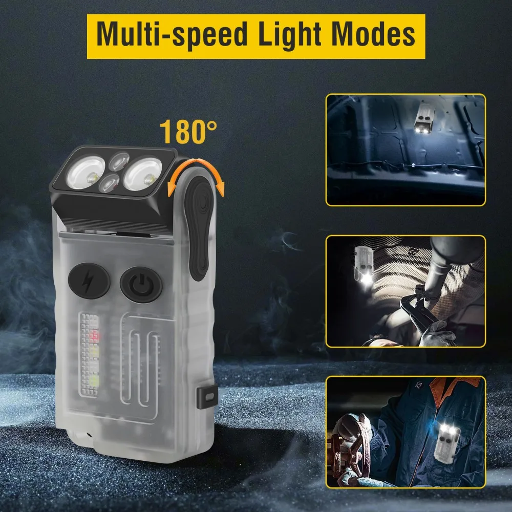 BORUiT V20 Buzzer EDC LED Keyc - Led Headlight Bulbs recension och pris