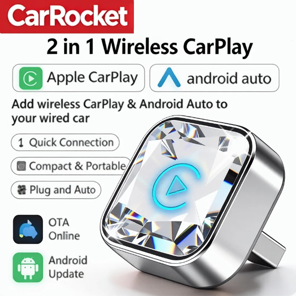 CarRocket Mini 2in1 Wireless A - Car Accessories Usa recension och pris