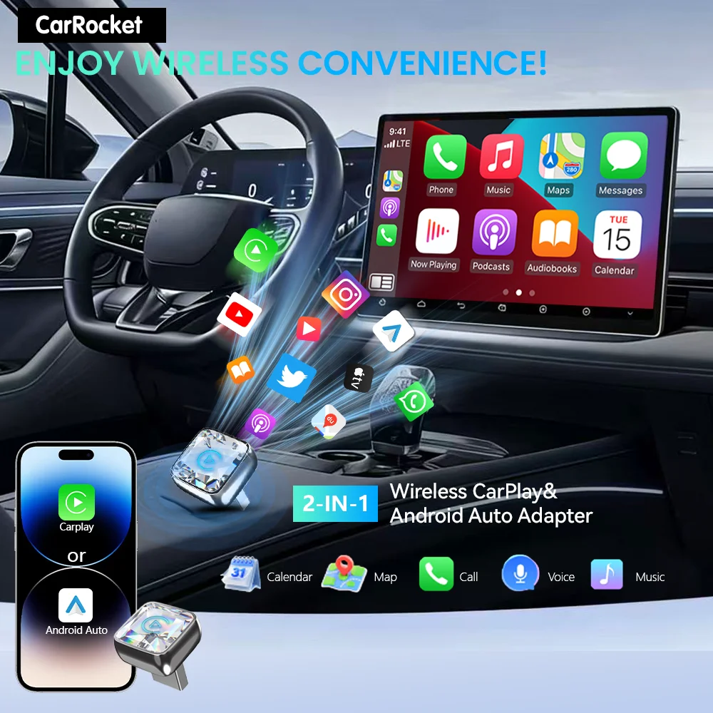 CarRocket Mini 2in1 Wireless A - Car Accessories Usa recension och pris