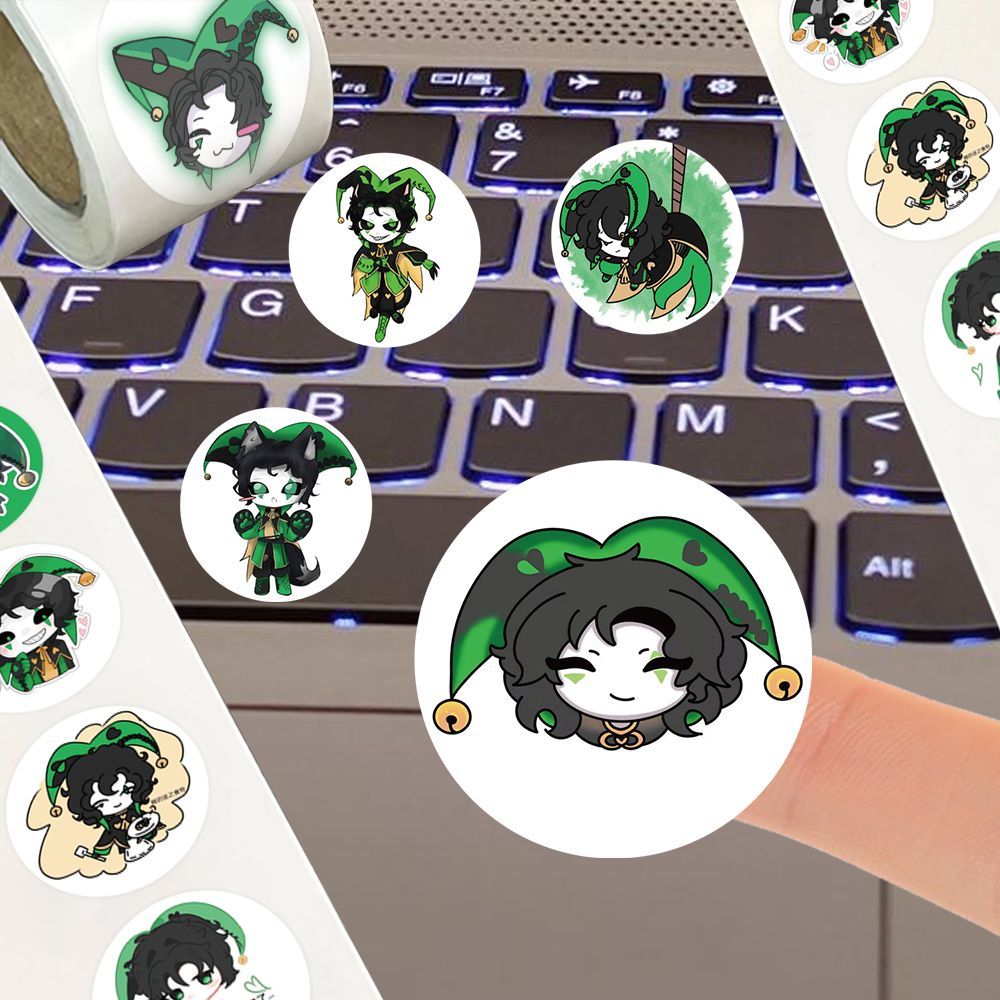 500Pc/Roll Anime The Freak Cir - Car Accessories Sticker recension och pris