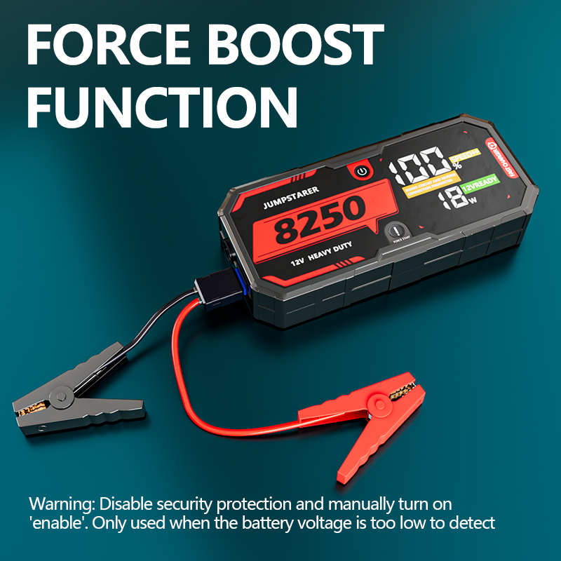 8250A 12V Car Jump Starter Por - Portable Jump Starter recension och pris