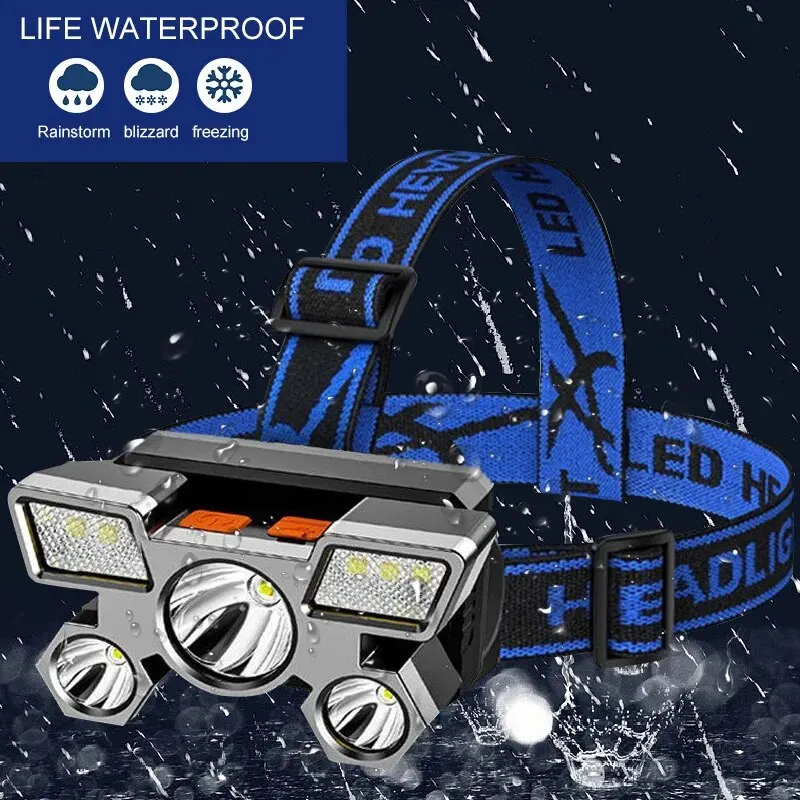 5 LED Flashlight Rechargeable  - Led Headlight Bulbs recension och pris