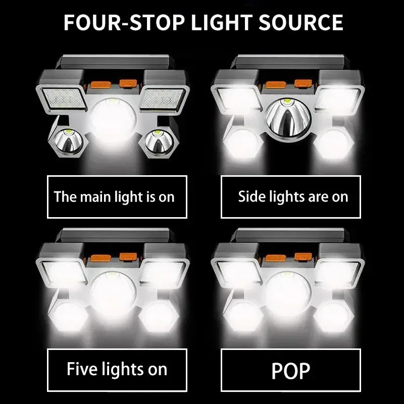 5 LED Flashlight Rechargeable  - Led Headlight Bulbs recension och pris