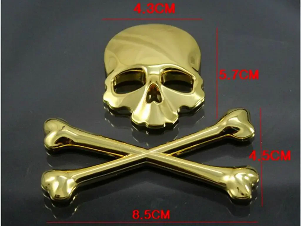 Motorcycle Sticker Label Skull - Car Accessories Sticker recension och pris