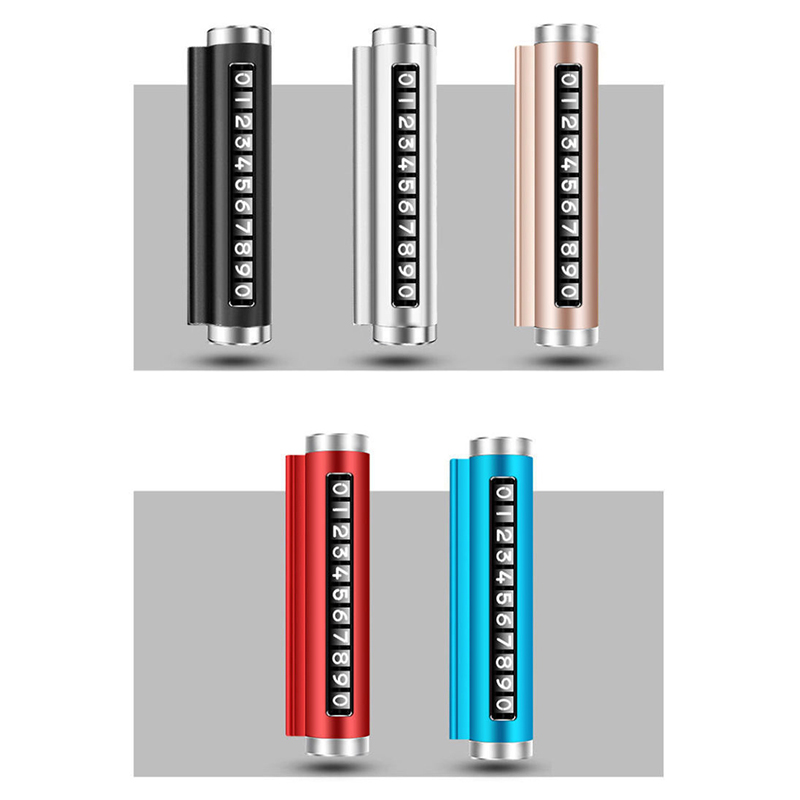Metal Car Temporary Parking Ca - Car Accessories Sticker recension och pris