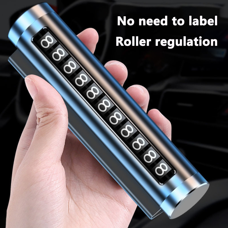 Metal Car Temporary Parking Ca - Car Accessories Sticker recension och pris