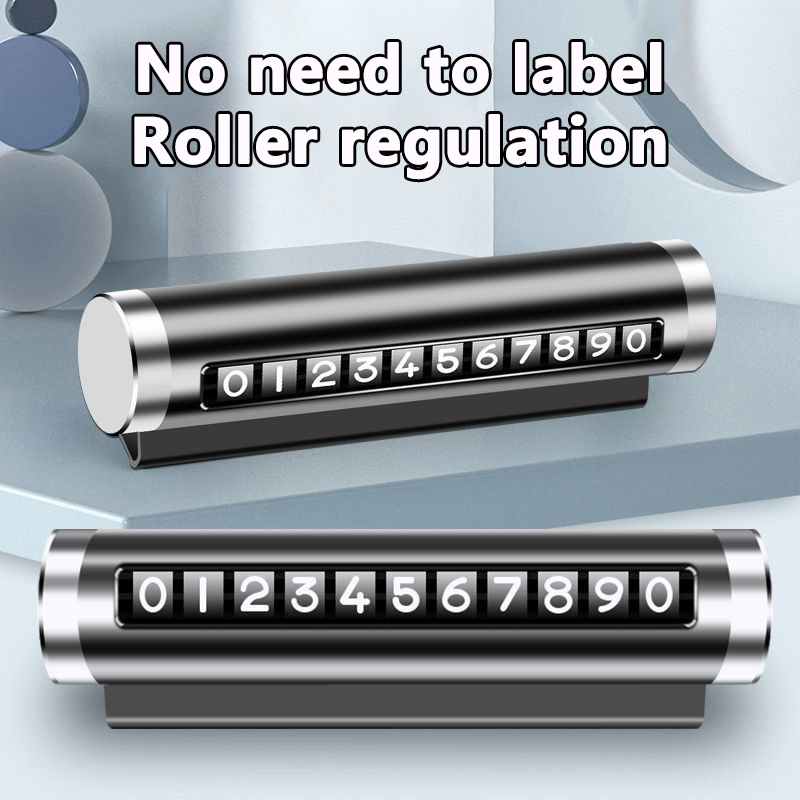Metal Car Temporary Parking Ca - Car Accessories Sticker recension och pris