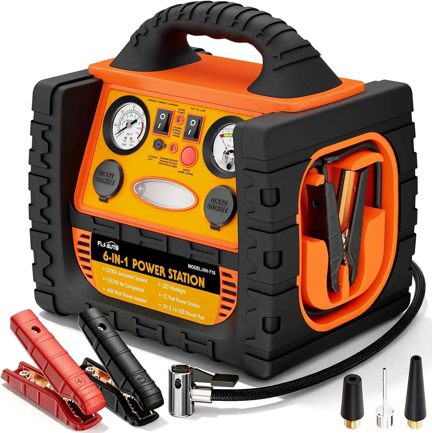 Portable Jump Starter with Air - Portable Jump Starter recension och pris